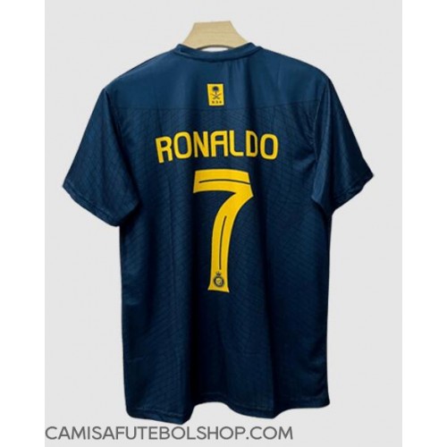 Camisa de time de futebol Al-Nassr Cristiano Ronaldo #7 Replicas 2º Equipamento 2023-24 Manga Curta